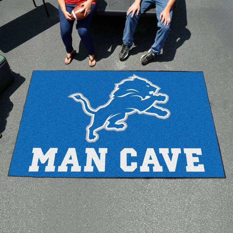 Detroit Lions Area Rectangle Rug