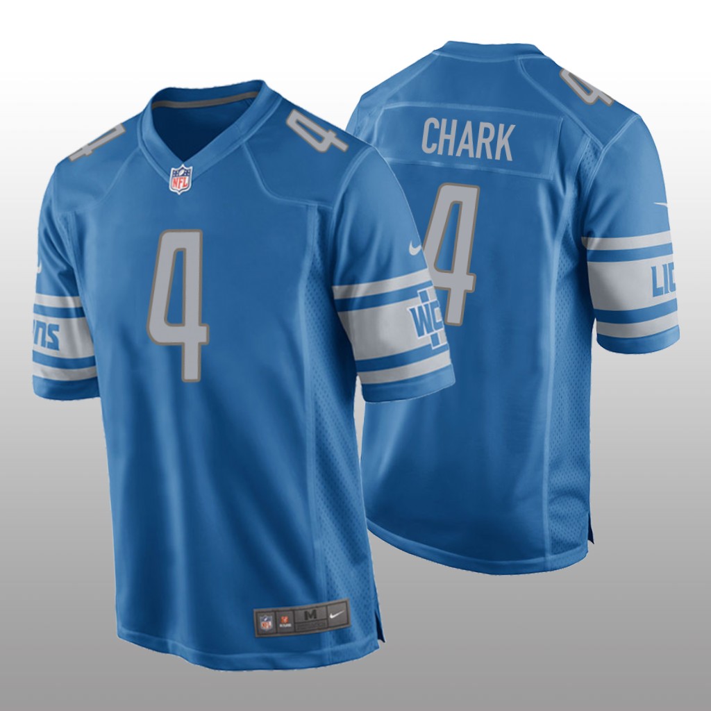 Detroit Lions D.J. Chark Blue Jersey Game - Men's