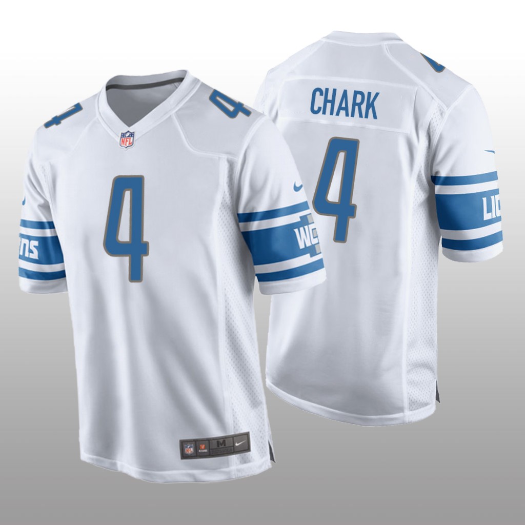 Detroit Lions D.J. Chark White Jersey Game - Men's