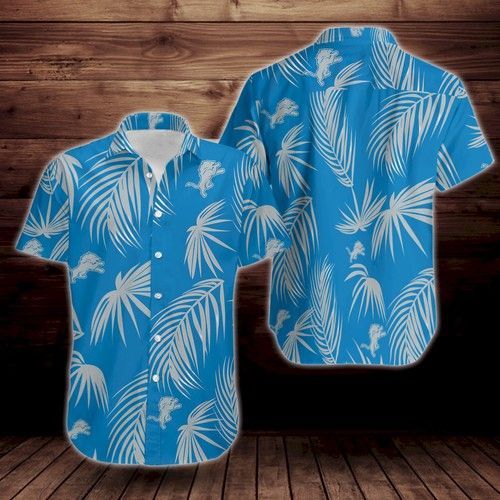 Detroit Lions Flower Hawaiian Shirt
