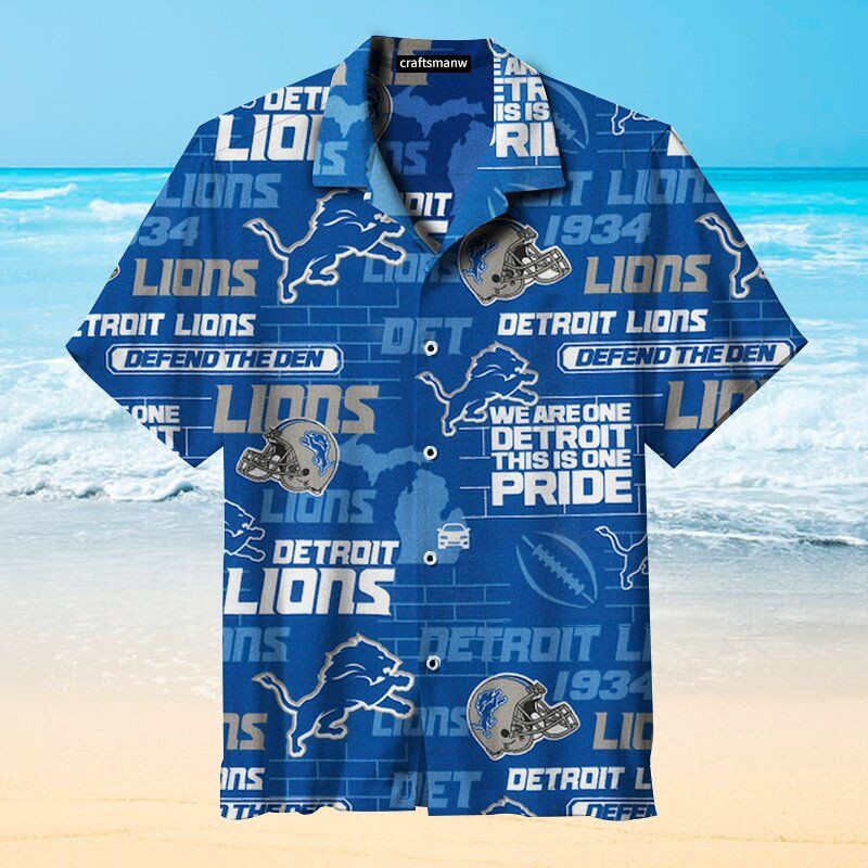 Detroit Lions Hometown Rugby Team NFL – Premium Hawaiian Shirt – Gift For Sports Lovers