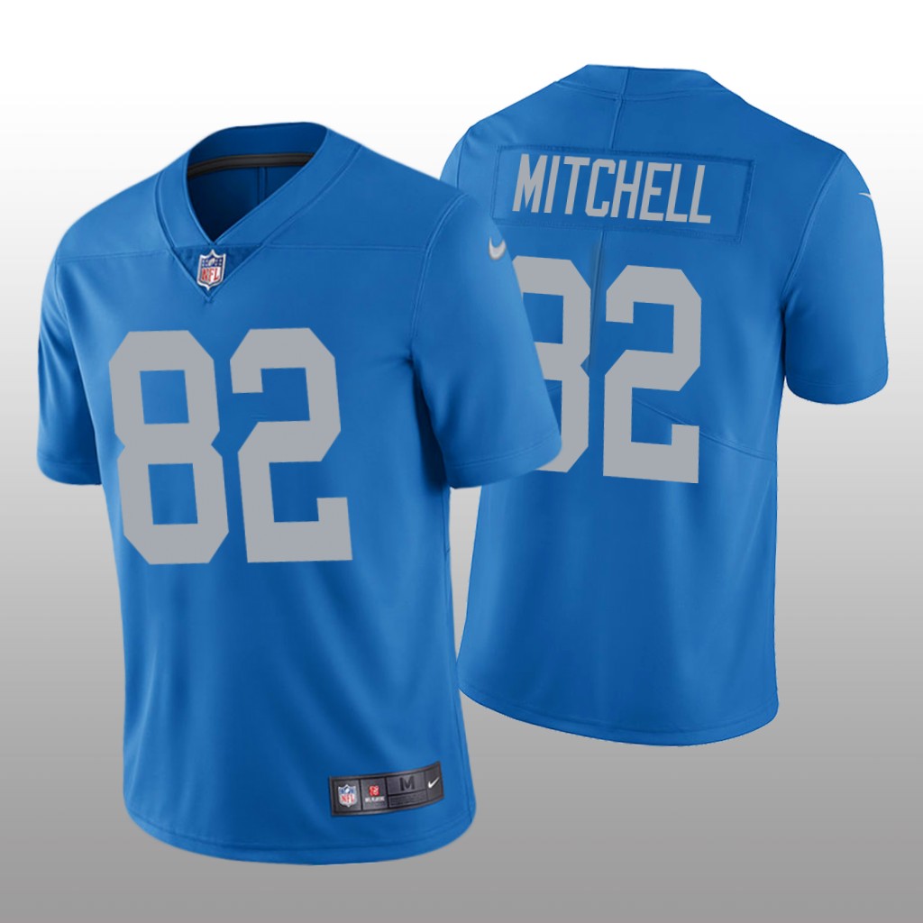 Detroit Lions James Mitchell Blue Jersey Vapor Limited - Men's