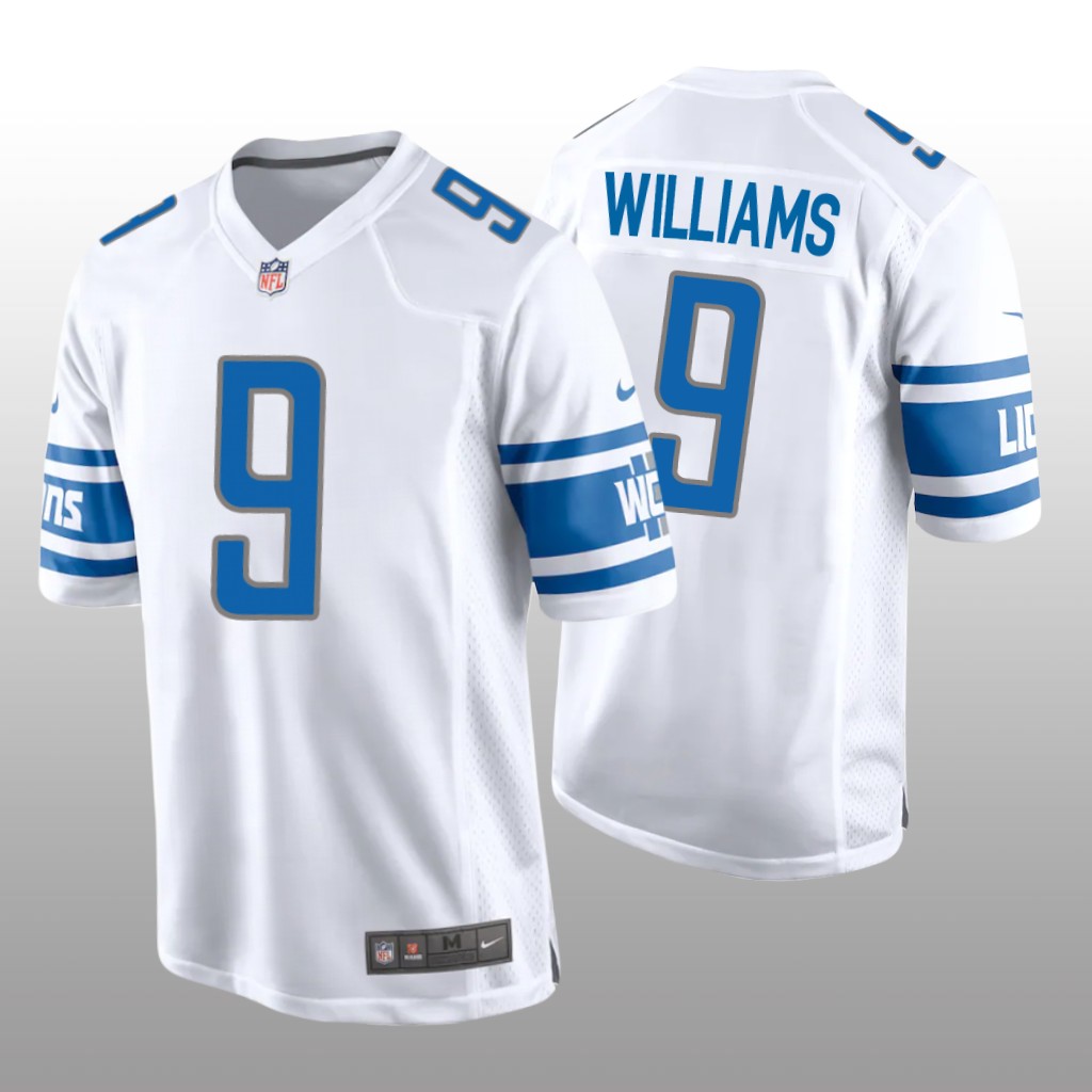 Detroit Lions Jameson Williams White Jersey Game - Men's