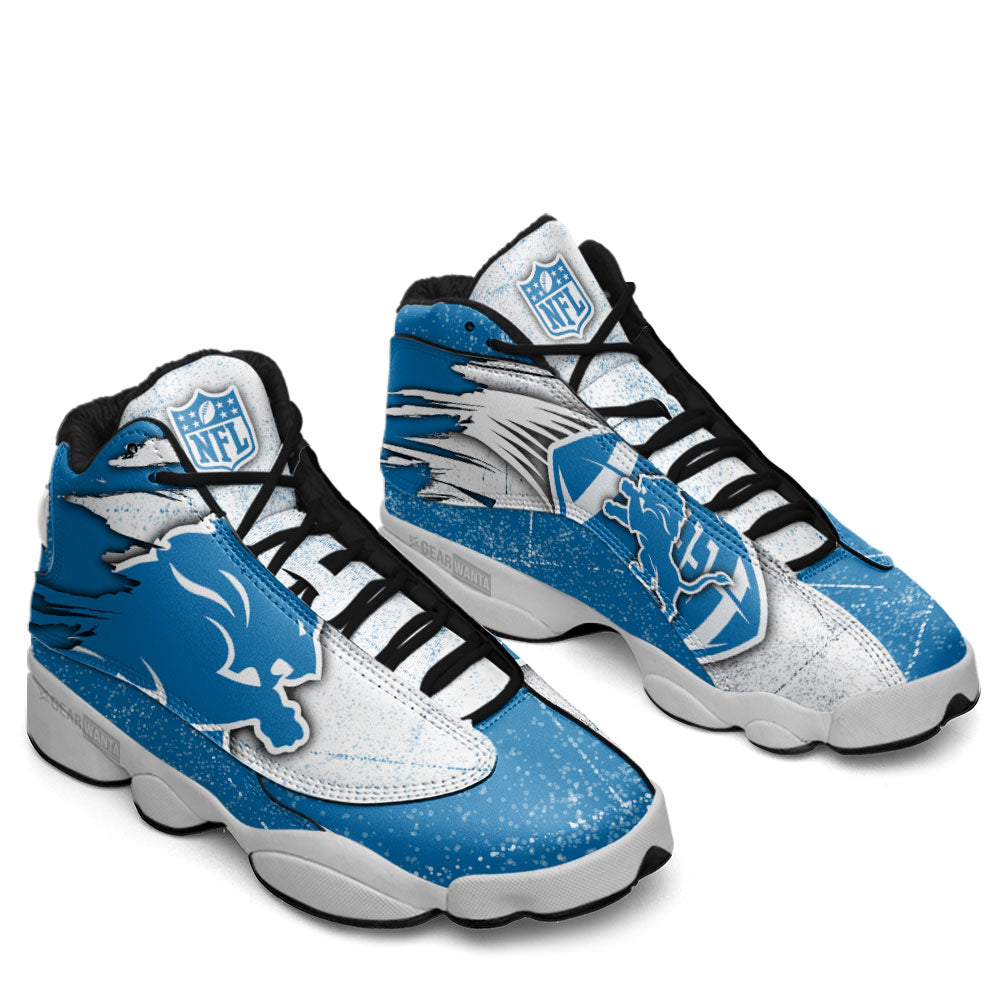 Detroit Lions JD13 Sneakers Custom Shoes For Fans