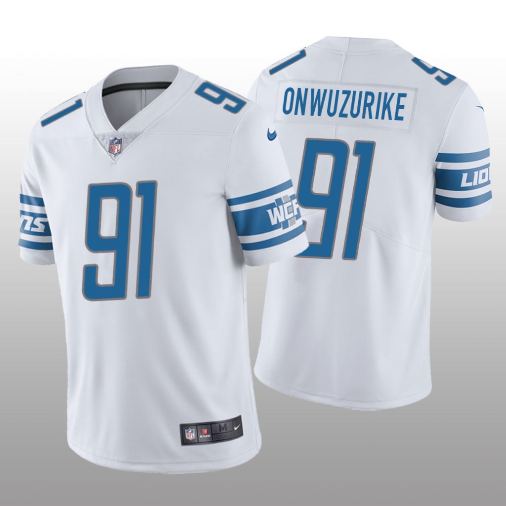 Detroit Lions Levi Onwuzurike White Jersey Vapor Limited Vapor Limited - Men's