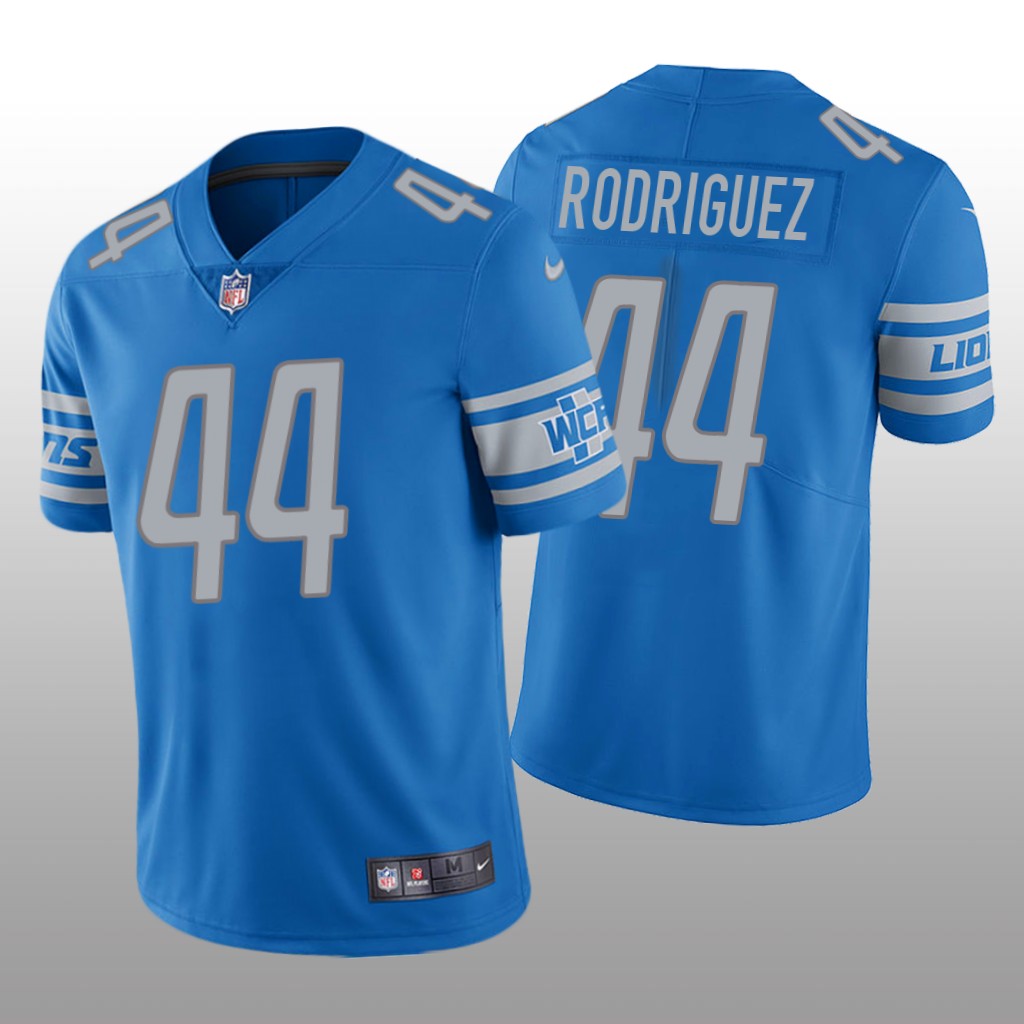 Detroit Lions Malcolm Rodriguez Light Blue Jersey Vapor Limited - Men's