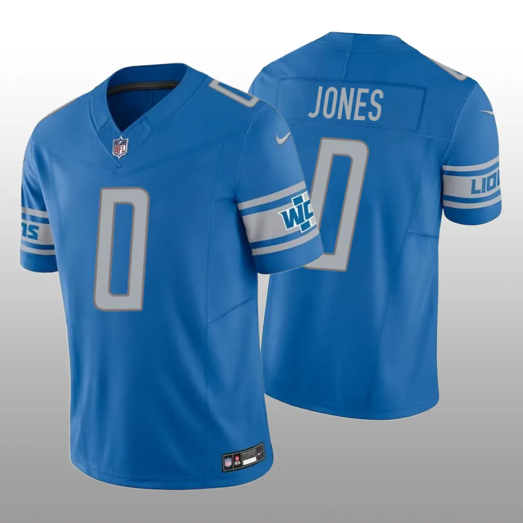 Detroit Lions Marvin Jones Blue Jersey Vapor F.U.S.E. Limited - Men's