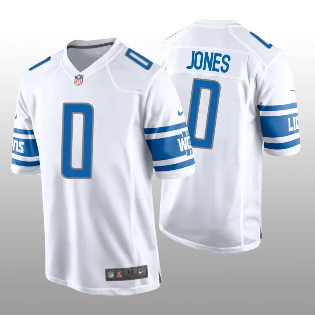 Detroit Lions Marvin Jones White Jersey Game - Men's