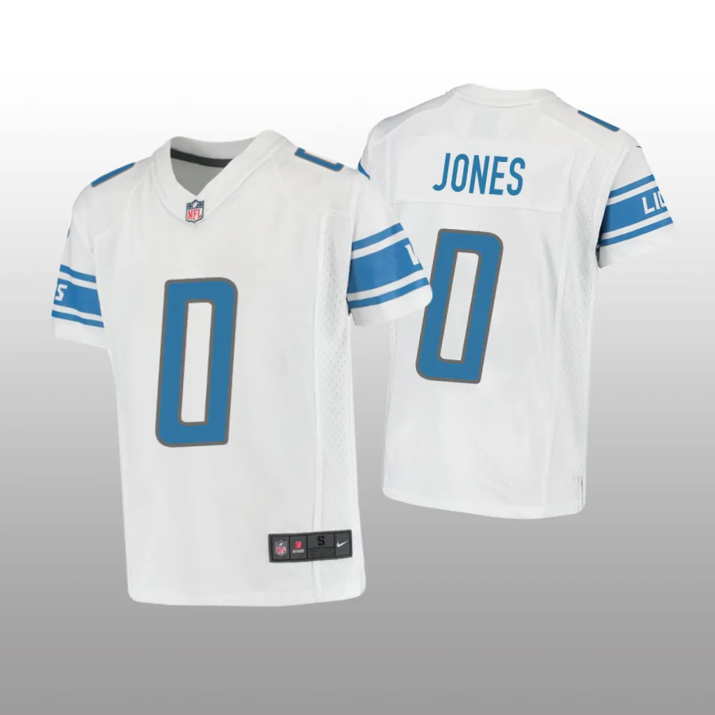 Detroit Lions Marvin Jones White Jersey Game - Youth