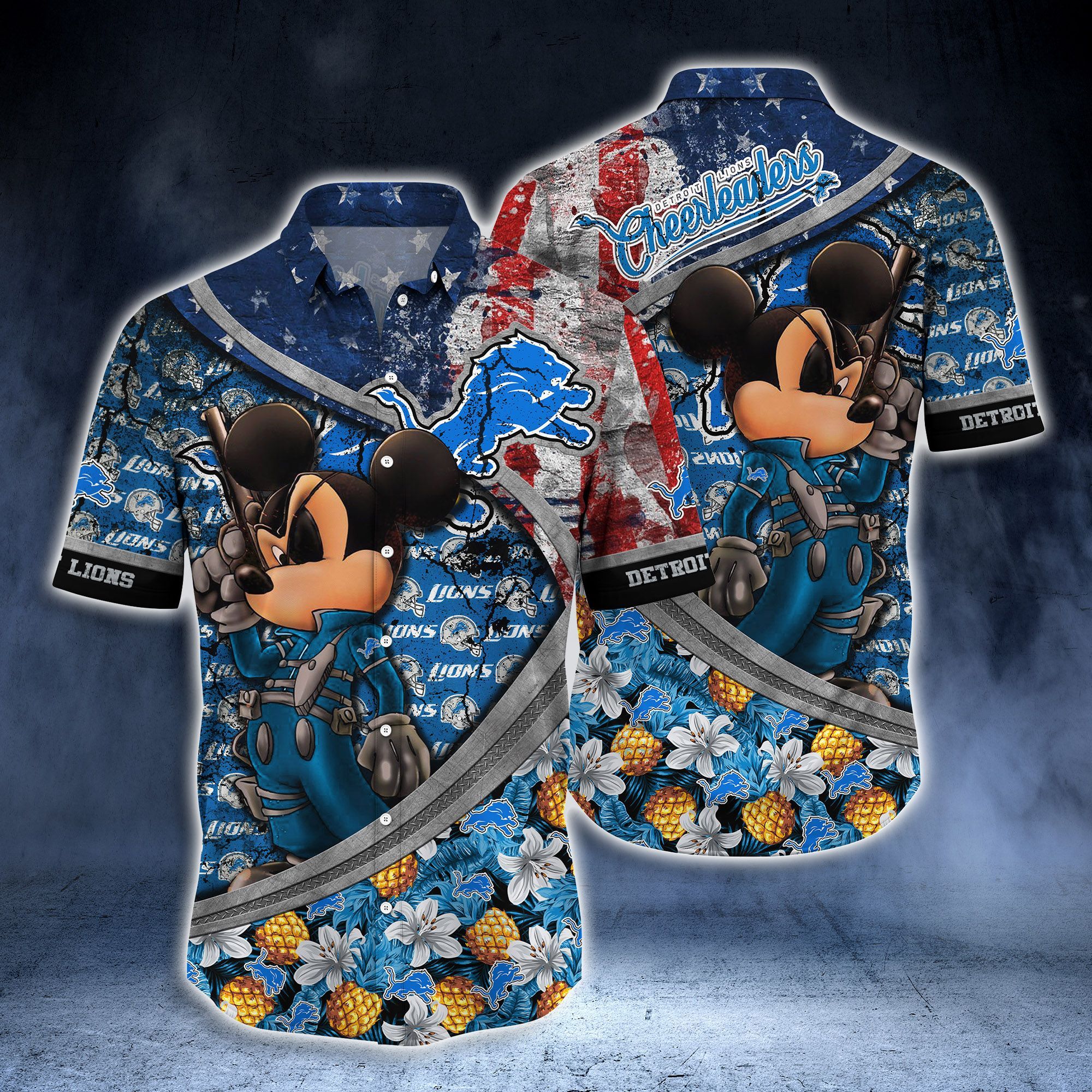Detroit Lions NFL-Hawaii Shirt Style Hot Trending
