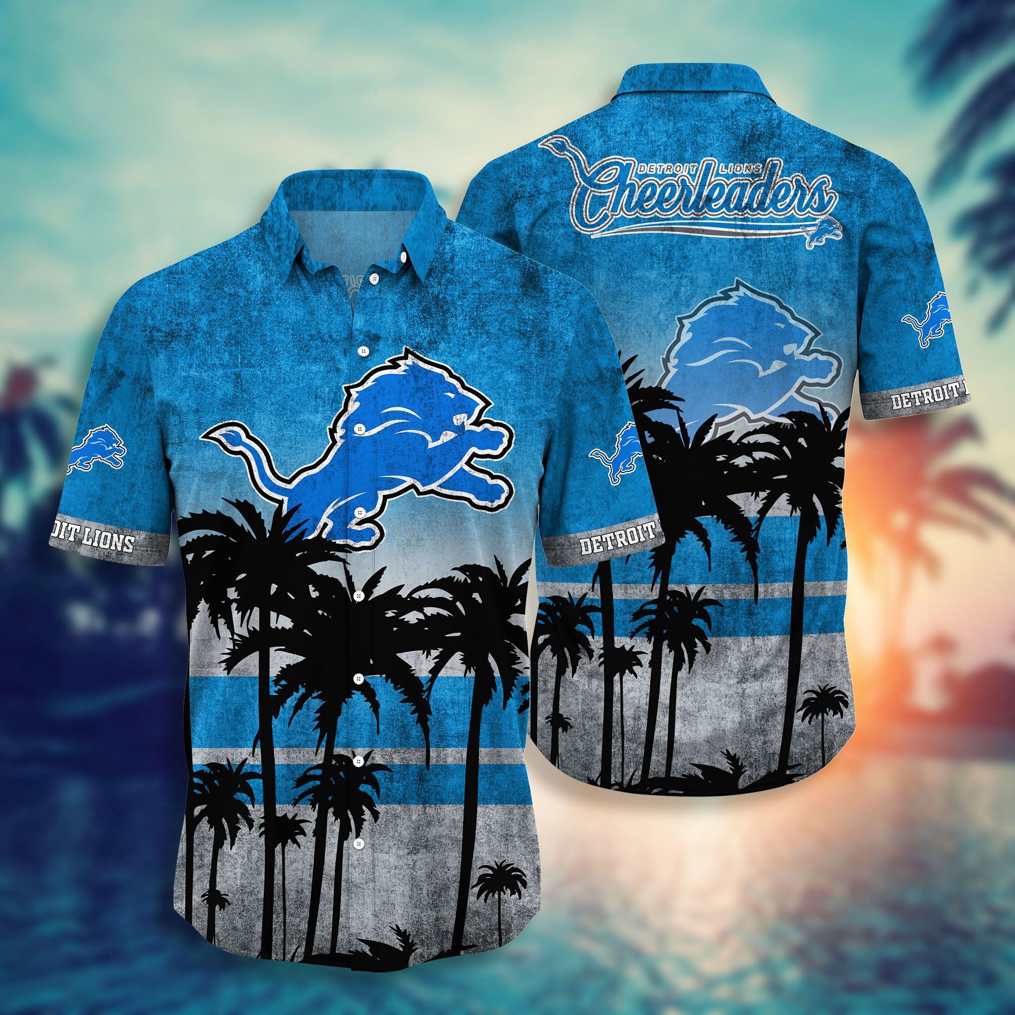Detroit Lions NFL-Hawaii Shirt Style Hot Trending Summer-Hawaiian NFL