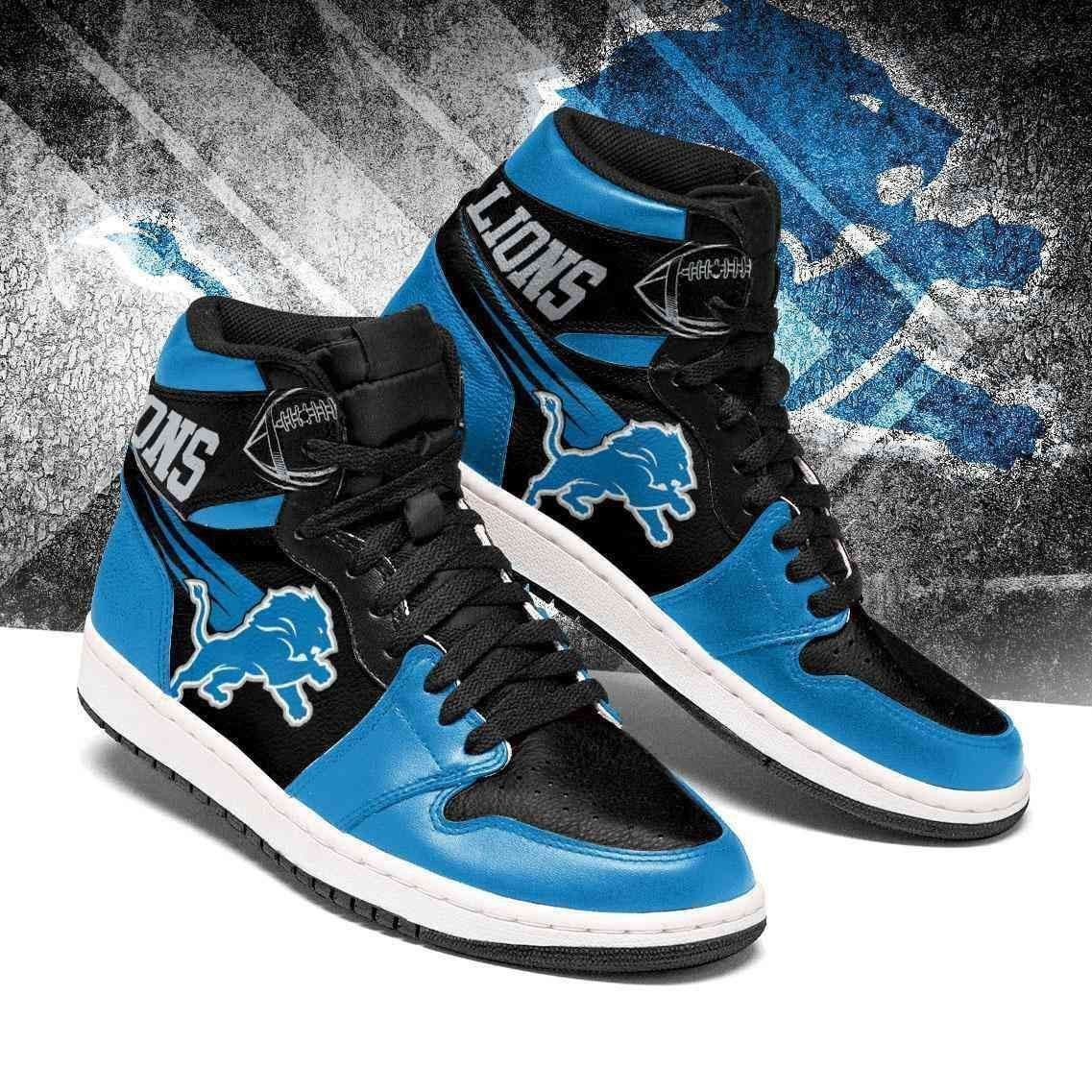 Detroit Lions Nfl football team Air Sneakers Sneakers Sport High Top Air Jordan Sneaker, Air Jordan Hightop