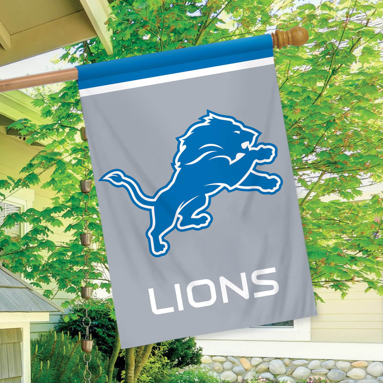 Detroit Lions NFL Garden Flag, House Flag