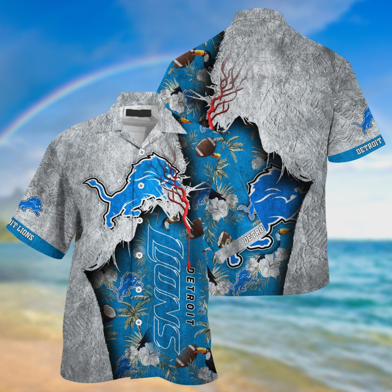Detroit Lions NFL God – Hawaii Shirt For This Season – Gift For Sport Lovers