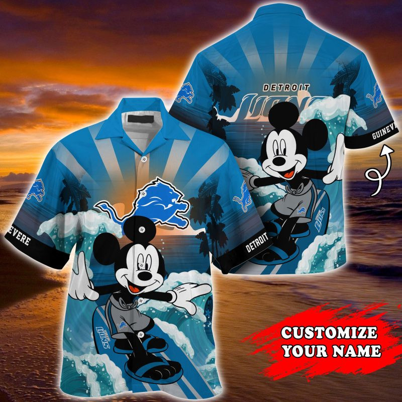 Detroit Lions NFL Summer Customized – Hawaii Shirt For This Season – Gift For Sport Lovers