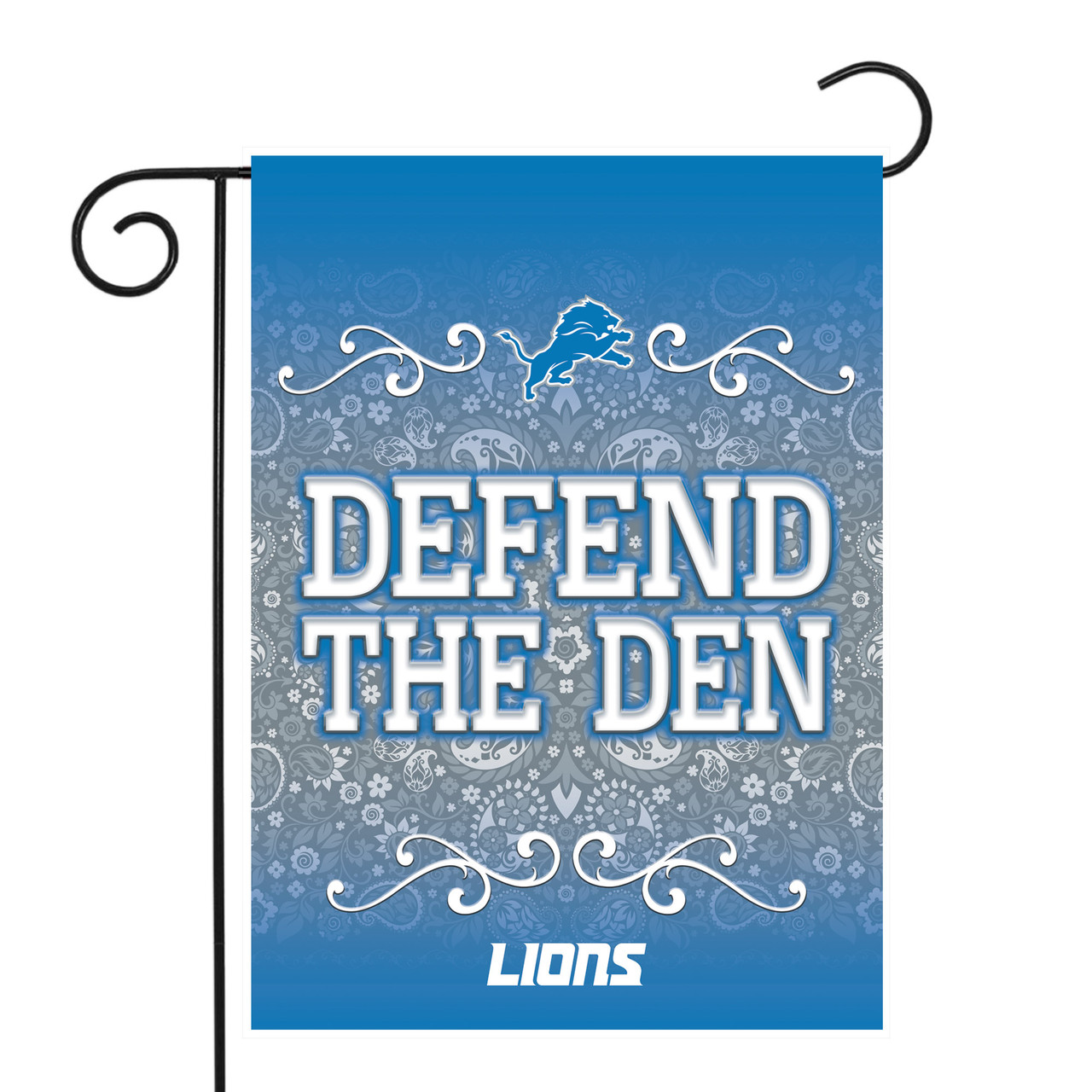 Detroit Lions Paisley NFL Garden Flag, House Flag