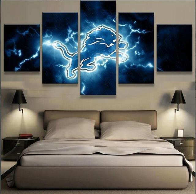 Detroit Lions Sports Sport – Canvas Art Wall Decor