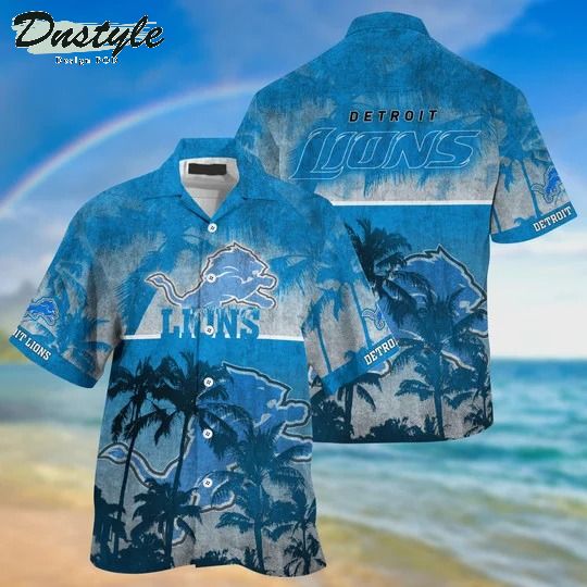 Detroit Lions Summer Hawaiian Shirt