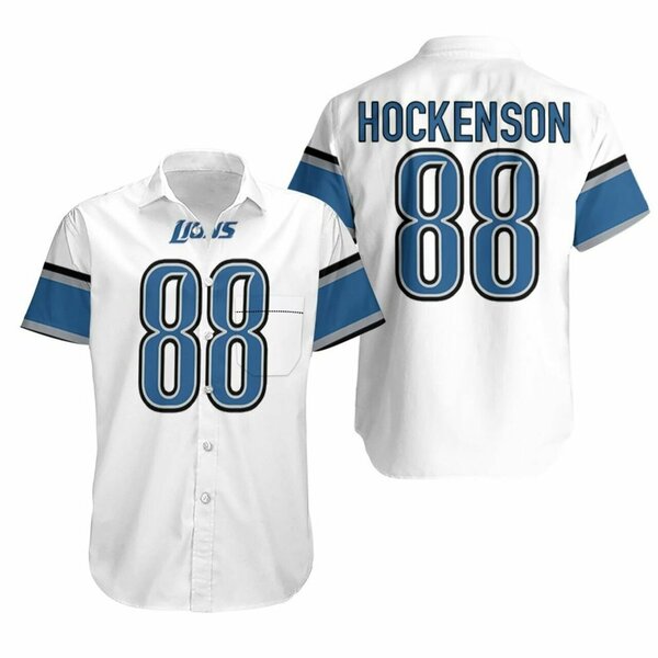 Detroit Lions T. J. Hockenson American Football Hawaiian Shirt