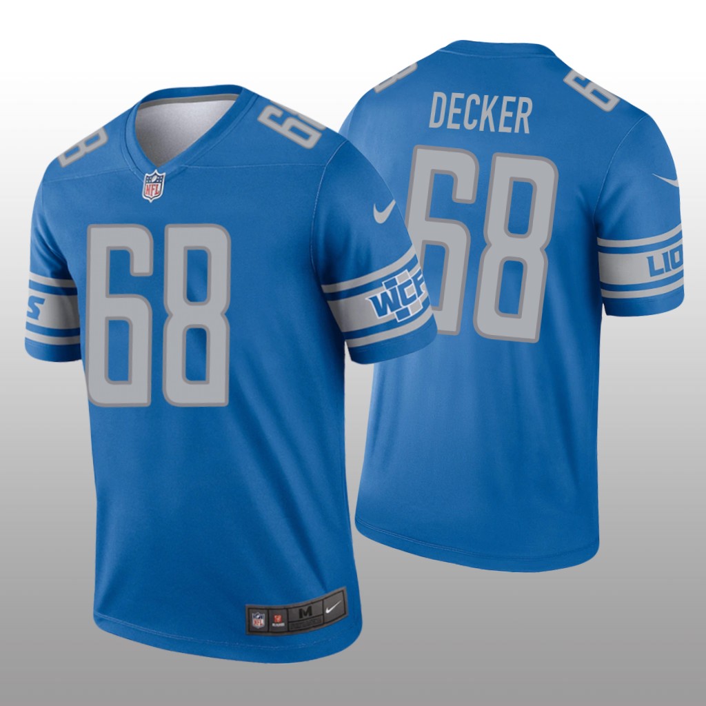 Detroit Lions Taylor Decker Blue Jersey Legend - Men's