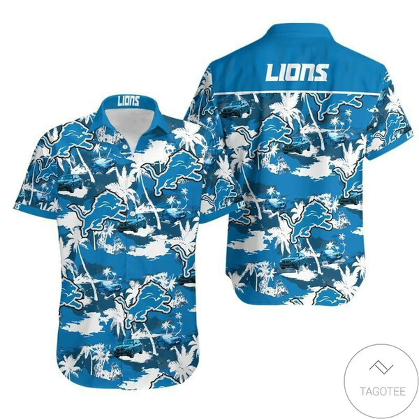 Detroit Lions Tommy Bahama Hawaiian Shirt