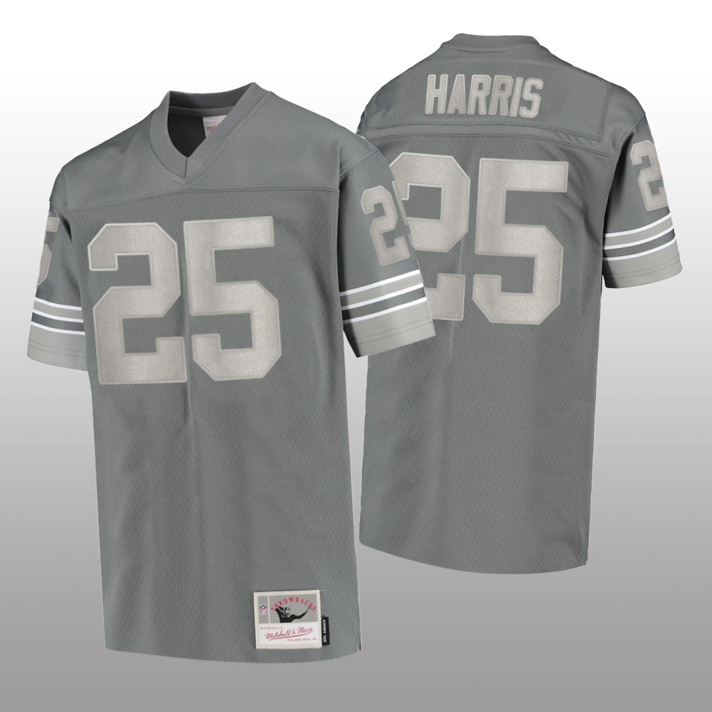 Detroit Lions Will Harris Charcoal Jersey 1996 Metal - Men's