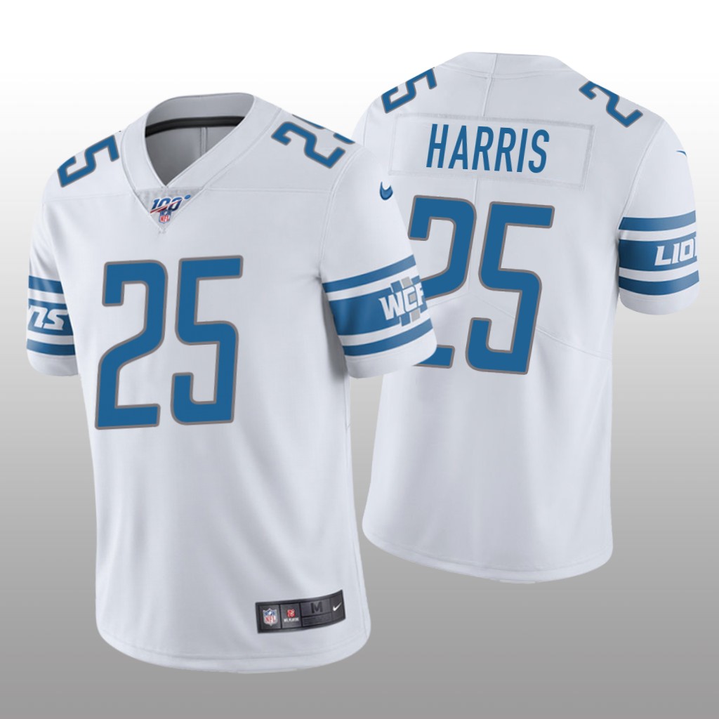 Detroit Lions Will Harris White Vapor Limited Jersey 100th Season - Men's