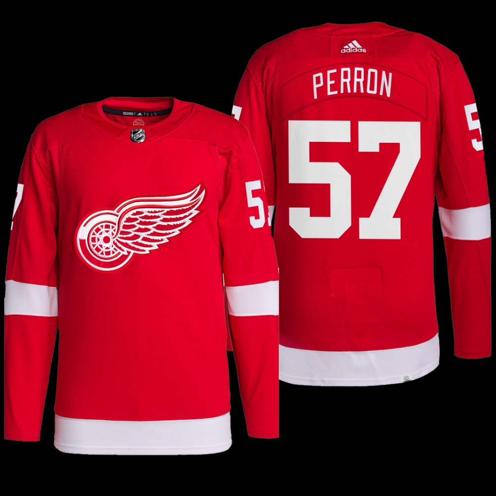 Detroit Red Wings David Perron Primegreen Jersey Red Home Uniform