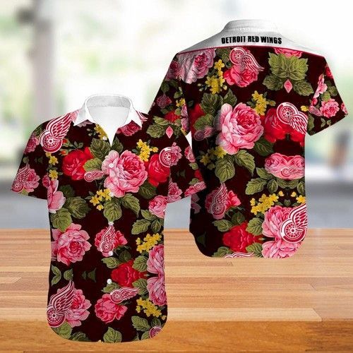 Detroit Red Wings Hawaiian Shirt