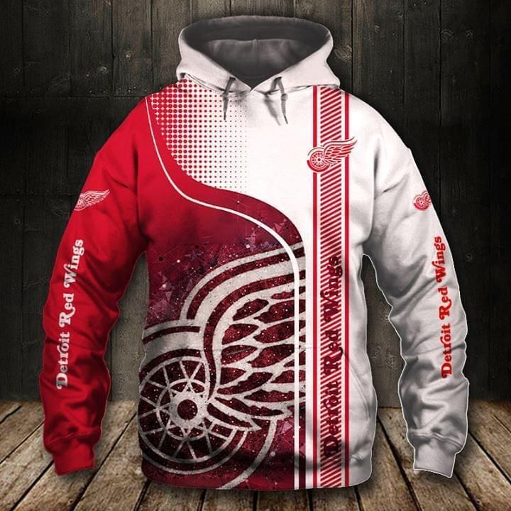Detroit Red Wings Nhl 3D Hoodie