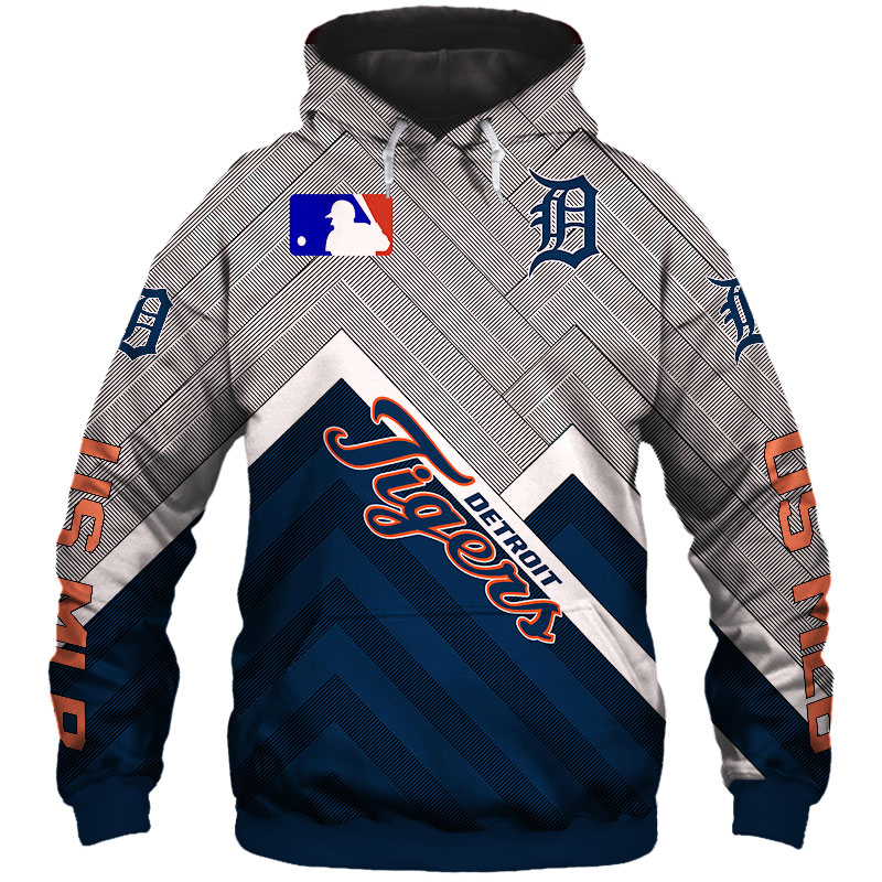 Detroit Tigers 3D Hoodie Gift For Fans Baseball