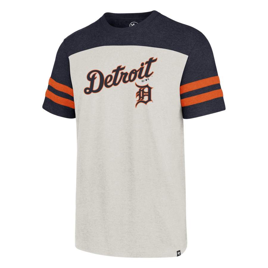 Detroit Tigers ’47 Club Tricolored T-Shirt 3D All Over Print Mens
