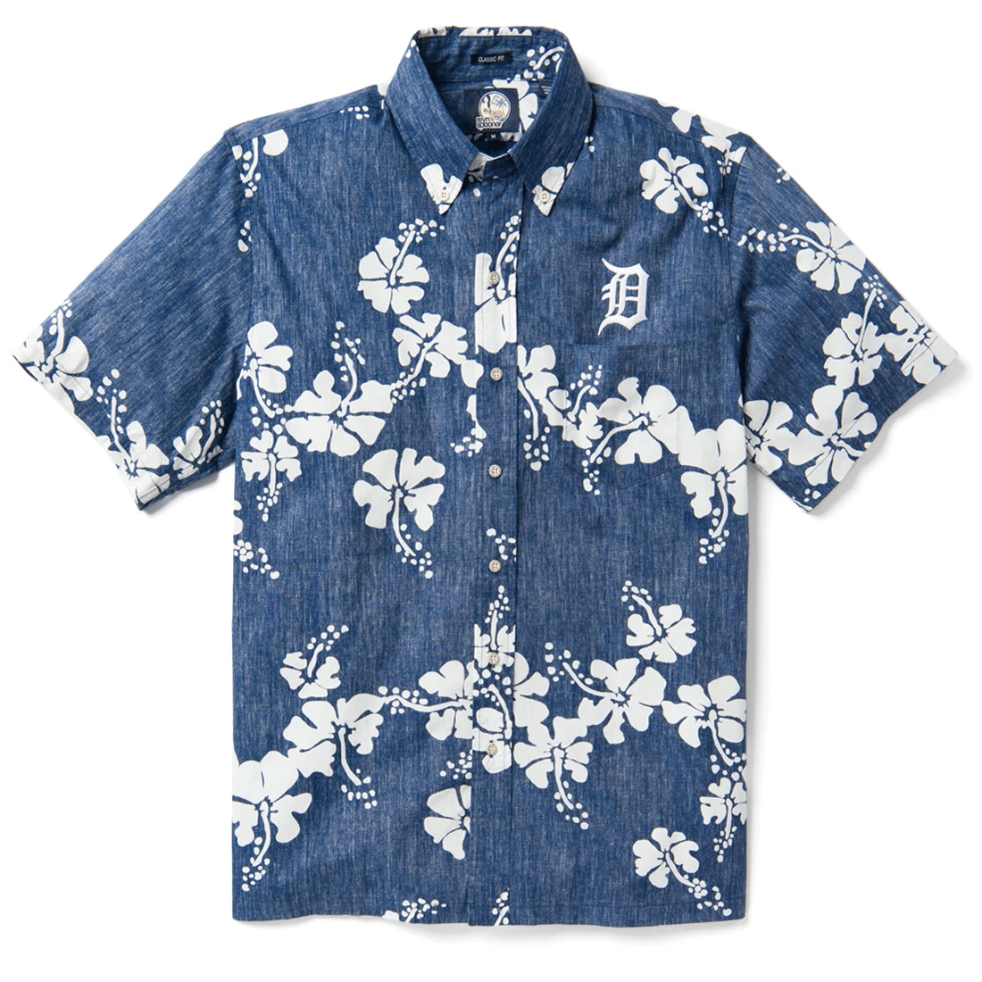 Detroit Tigers 50Th State Hawaiian Shirt