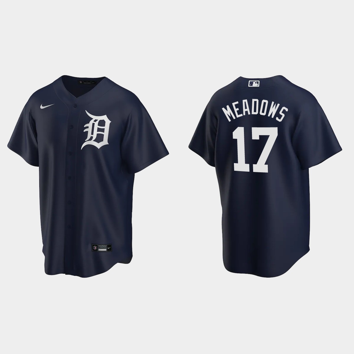 Detroit Tigers Austin Meadows Alternate Jersey – Navy