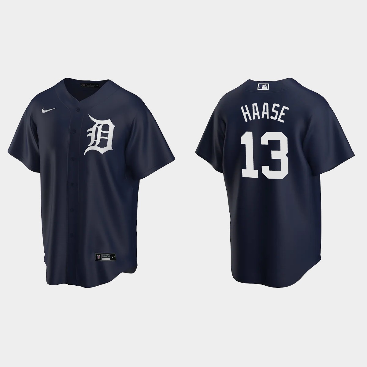 Detroit Tigers Eric Haase Alternate Jersey - Navy
