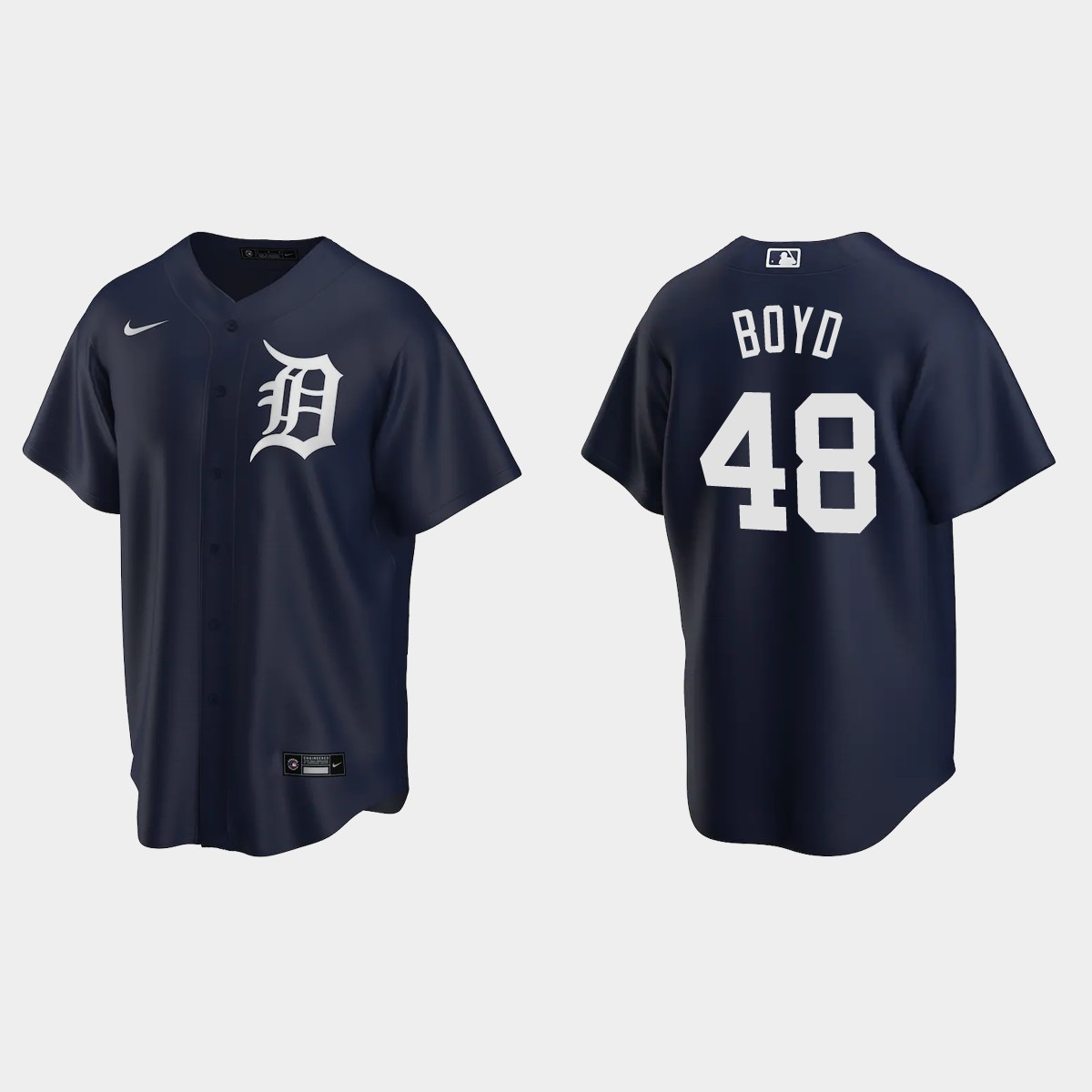 Detroit Tigers Matthew Boyd Alternate Jersey - Navy