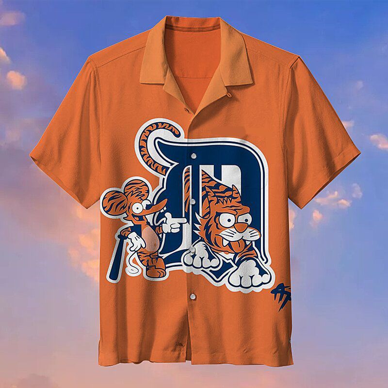 Detroit Tigers MLB Baseball Tiger – Premium Hawaiian Shirt – Gift For Sports Lovers