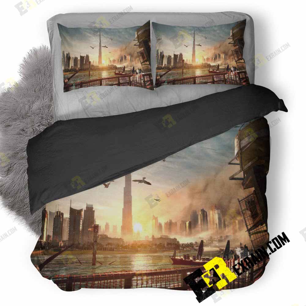 Deus Ex Mankind Divided Dubai New 3D Customized Duvet Cover Bedding Set