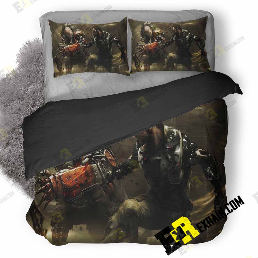Deus Ex Mankind Divided Game Digital Art 3D Customized Duvet Cover Bedding Set
