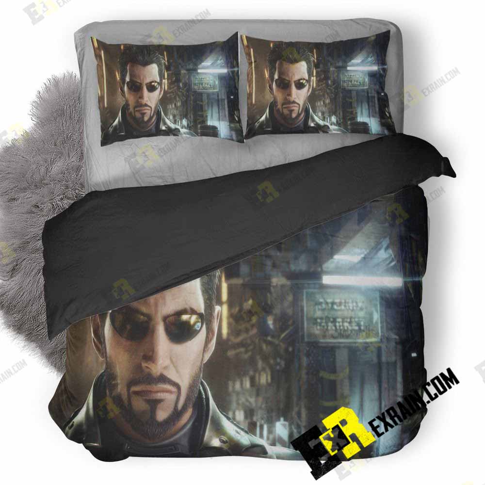 Deus Ex Mankind Hero 3D Customized Duvet Cover Bedding Set
