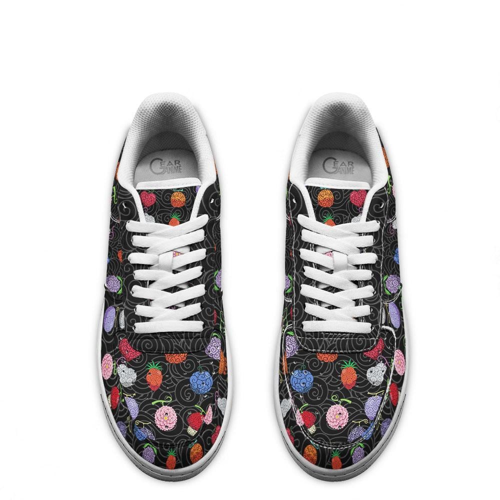 Devil Fruits Air Sneakers Custom Anime One Piece Shoes