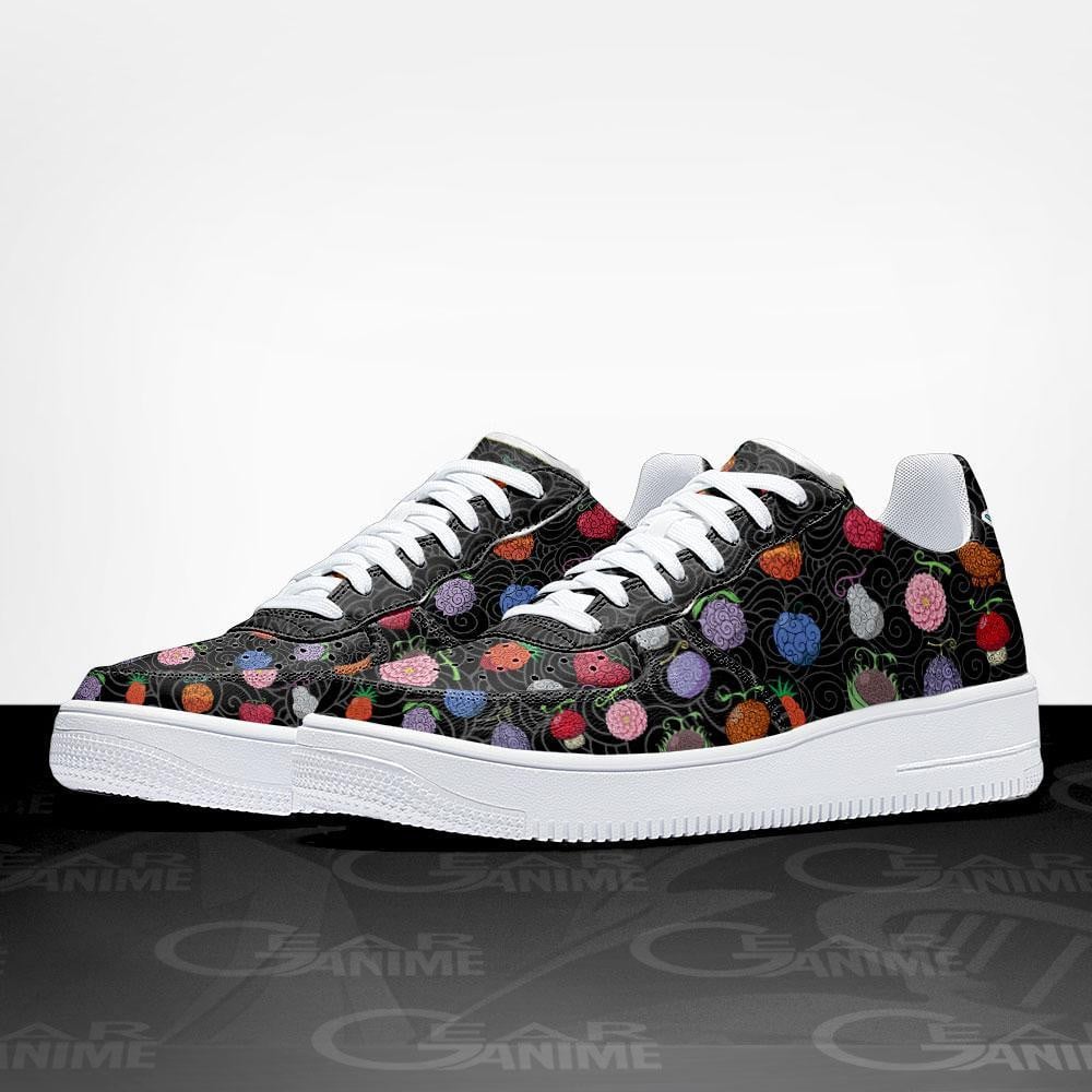 Devil Fruits Air Sneakers Custom Anime One Piece Shoes