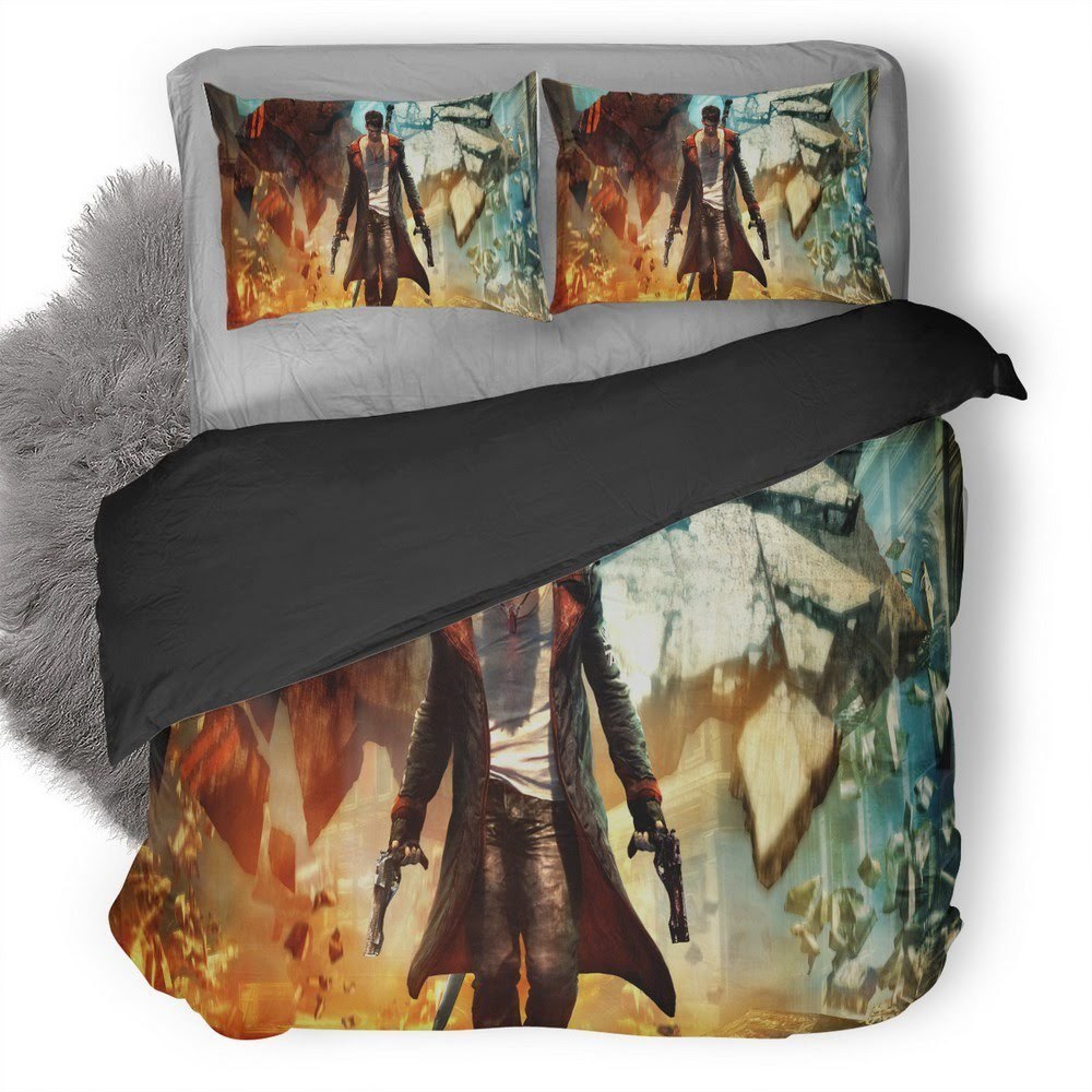 Devil May Cry 22 3D Customized Duvet Cover Bedding Set