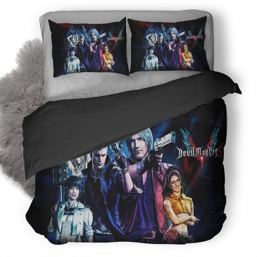 Devil May Cry 30 3D Customized Duvet Cover Bedding Set