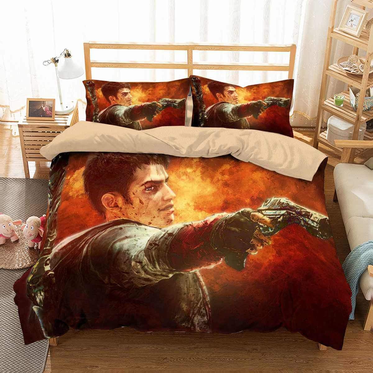 Devil May Cry 3D Customized Duvet Cover Bedding Set