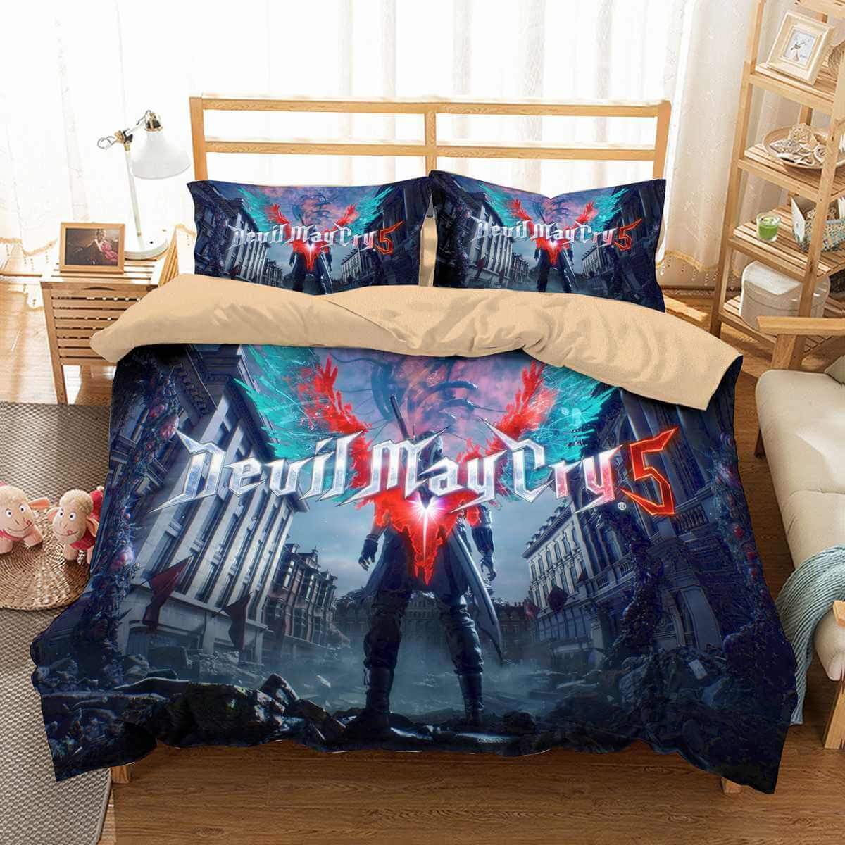 Devil May Cry 3D Customized Duvet Cover Bedding Set
