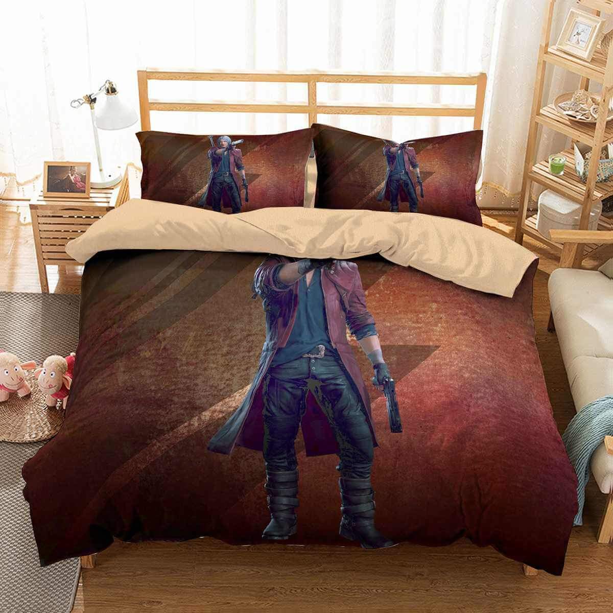 Devil May Cry Dante 3D Customized Duvet Cover Bedding Set