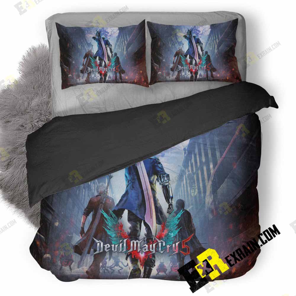 Devil May Cry Hz 3D Customized Duvet Cover Bedding Set