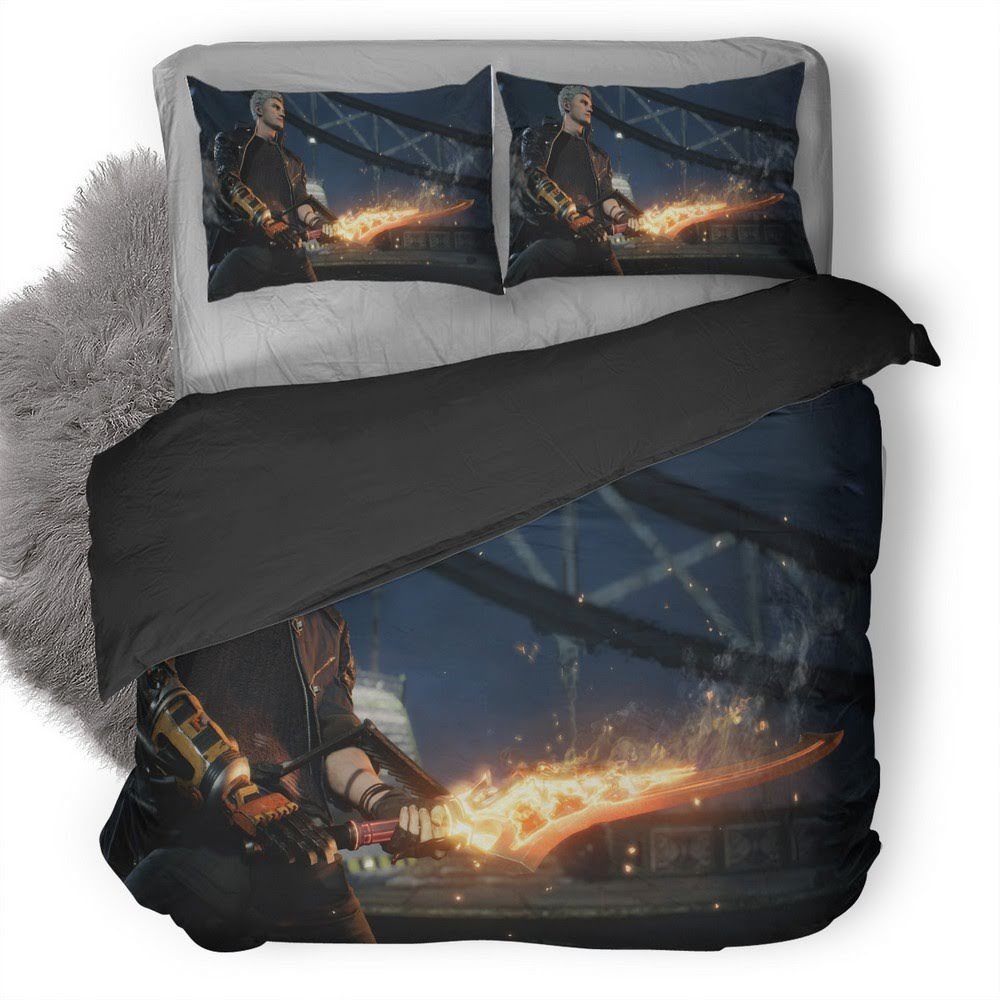 Devil May Cry Nero 3D Customized Duvet Cover Bedding Set