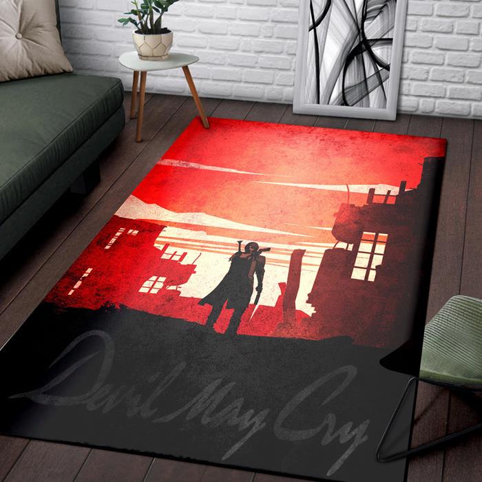 Devil May Cry of Zelda Rectangle Rug – Custom Size And Printing